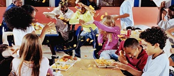 Album cover art for "Food Fight" by Titus Andronicus