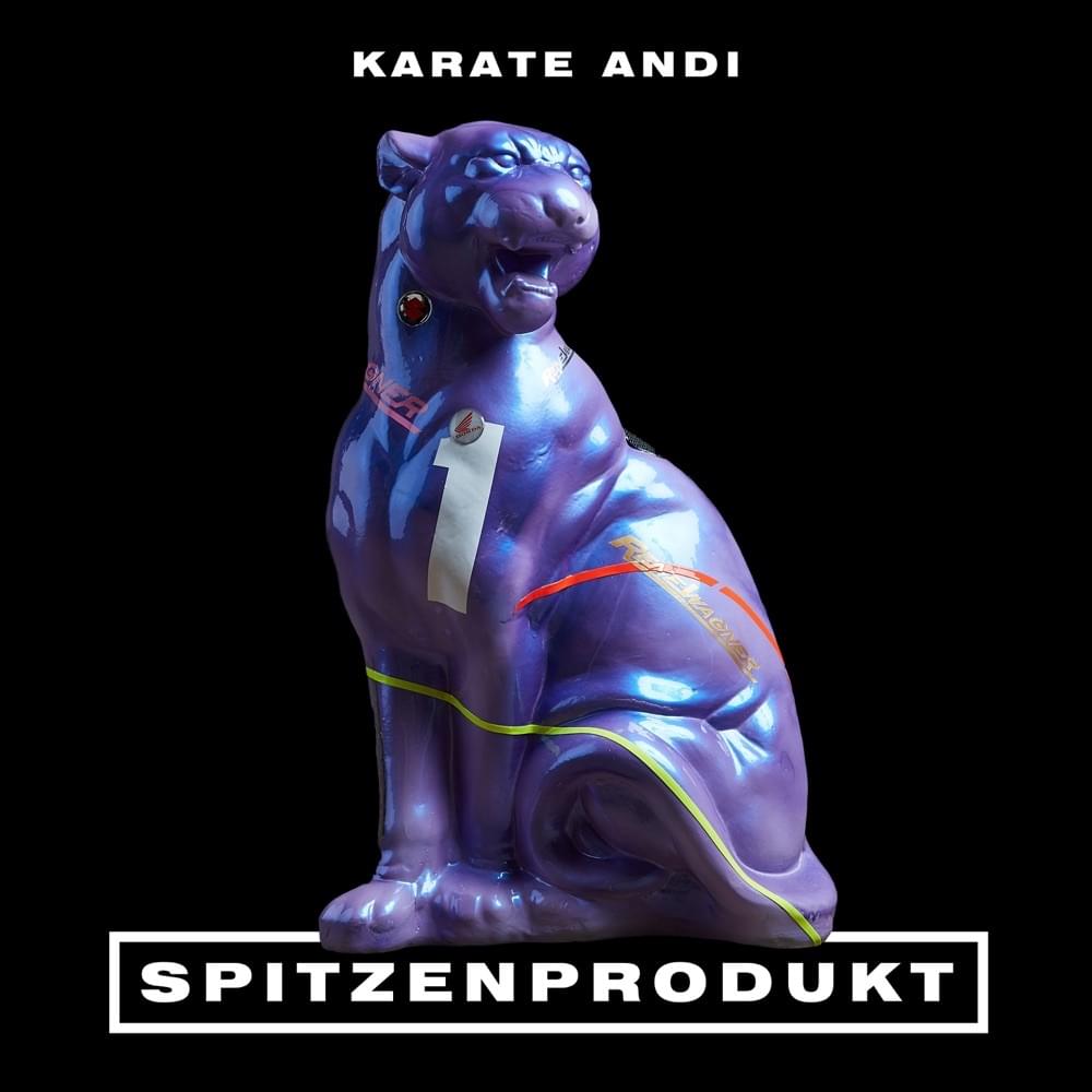 Album cover art for "Spitzenprodukt" by Karate Andi