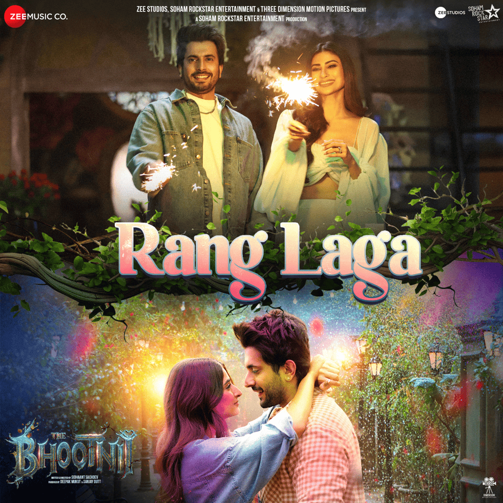 Album cover art for "Rang Laga" by Mukund Suryawanshi