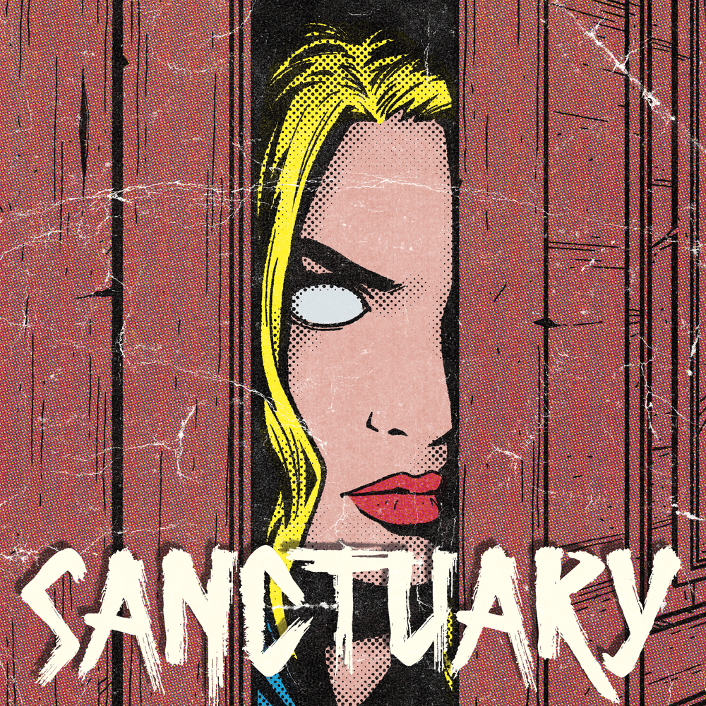 Album cover art for "SANCTUARY" by Neoni