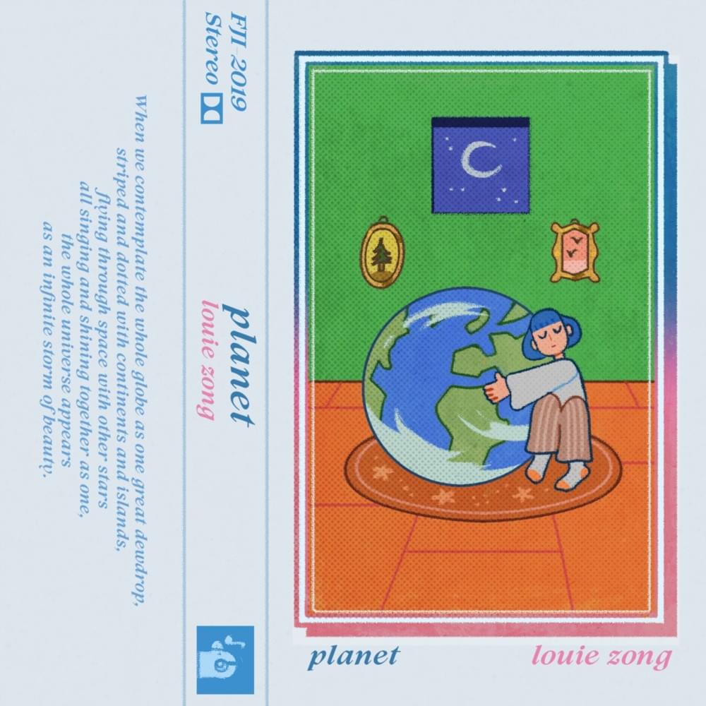 Album cover art for "​lunar heartbeat" by Louie Zong