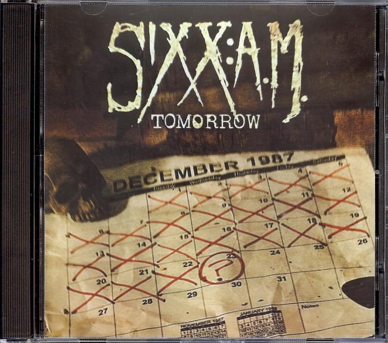 Album cover art for "Tomorrow" by Sixx:A.M.