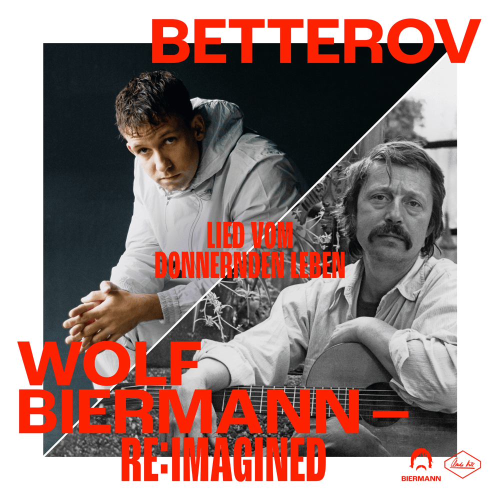 Album cover art for "Lied vom donnernden Leben" by Wolf Biermann