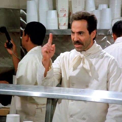 Album cover art for "The Soup Nazi (Script)" by Seinfeld