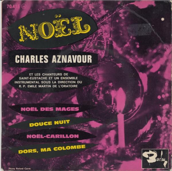 Album cover art for "Noël des mages" by Charles Aznavour