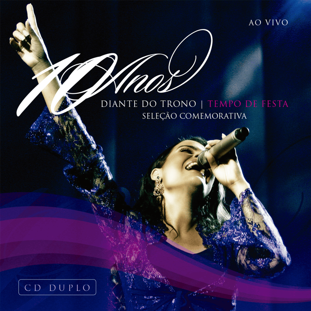 Album cover art for "Exaltado (Ao Vivo)" by Diante do Trono