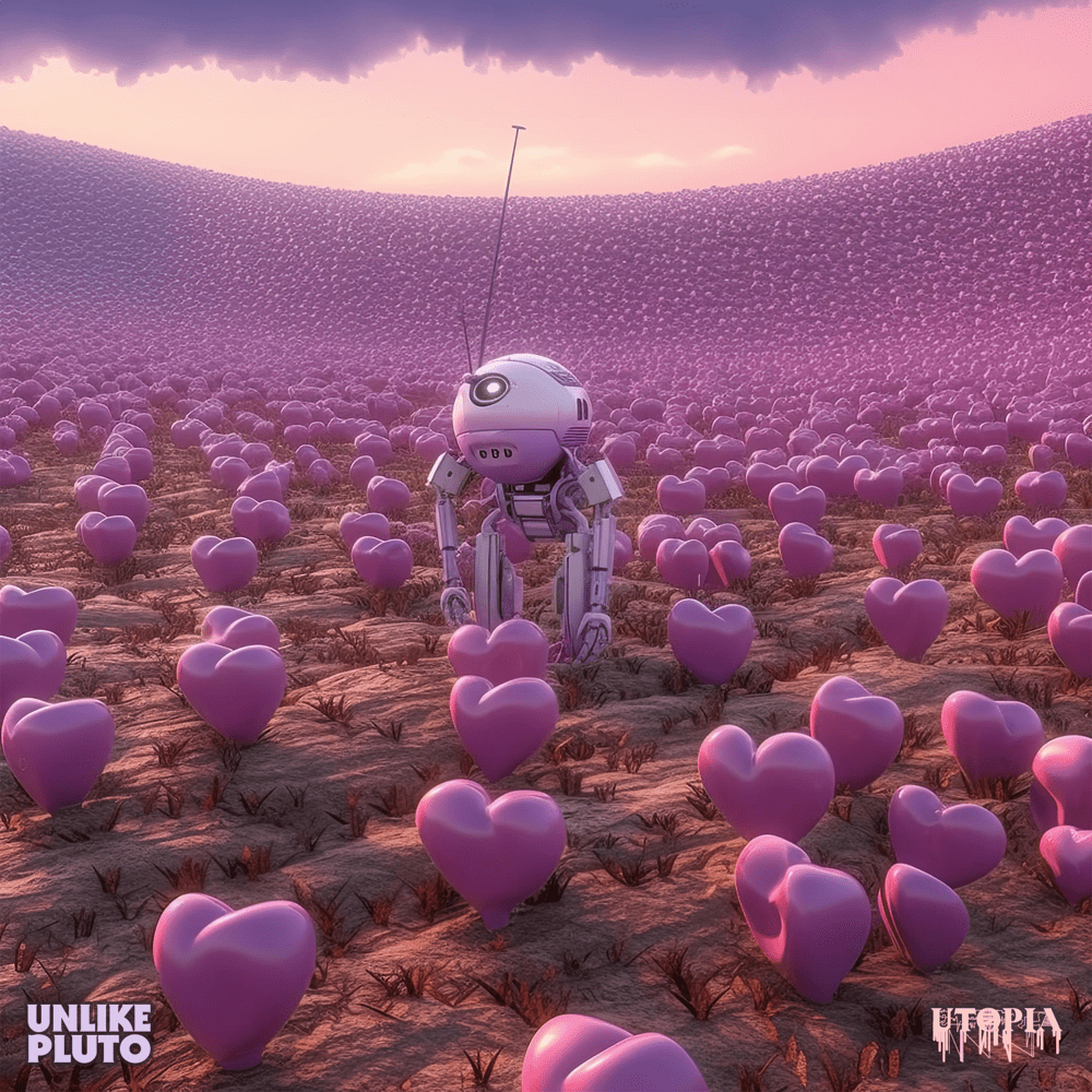 Album cover art for "Utopia" by Unlike Pluto