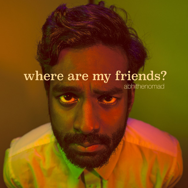 Album cover art for "Hello Stranger" by Abhi the Nomad