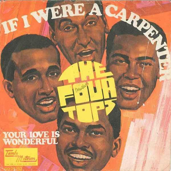 Album cover art for "If I Were a Carpenter" by The Four Tops