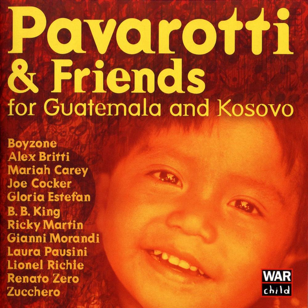Album cover art for "My All (Pavarotti & Friends for Guatemala and Kosovo 1999)" by Mariah Carey