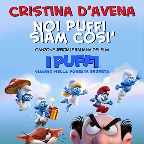 Album cover art for "Noi Puffi siam così" by Cristina D’Avena