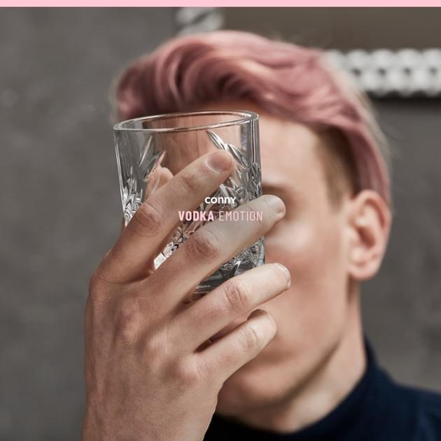 Album cover art for "Vodka Emotion" by CONNY