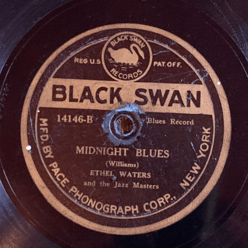 Album cover art for "Midnight Blues" by Ethel Waters