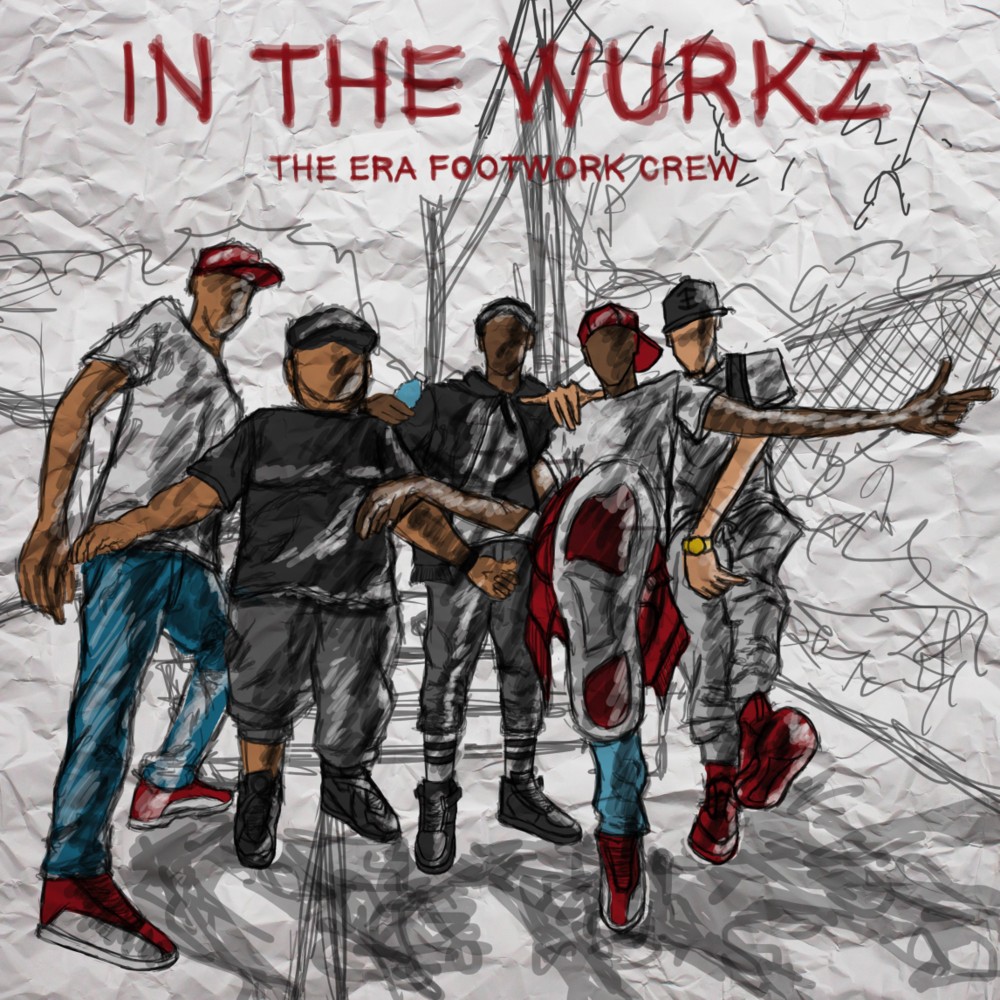 Album cover art for "The Testament" by The Era Footwork Crew & B’Rael Ali