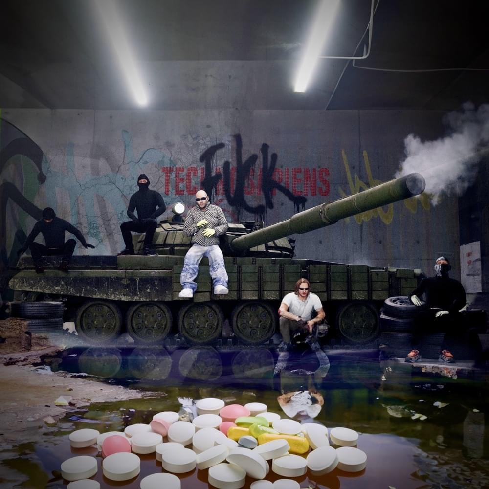 Album cover art for "NONSENS" by Gedz & Kosa (POL)