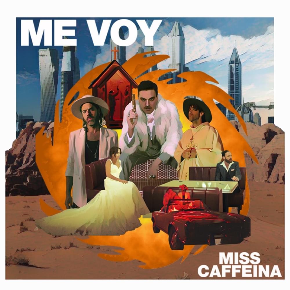 Album cover art for "Me Voy" by Miss Caffeina