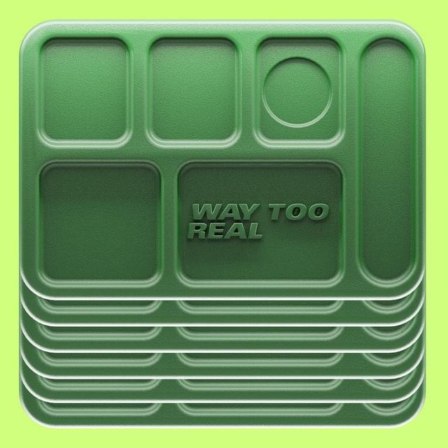 Album cover art for "Way Too Real" by Chiddy Bang