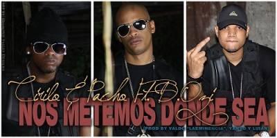 Album cover art for "Nos Metemos Donde Sea" by Pacho & Cirilo & D.OZi