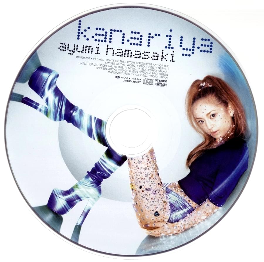 Album cover art for "kanariya" by 浜崎あゆみ (Ayumi Hamasaki)
