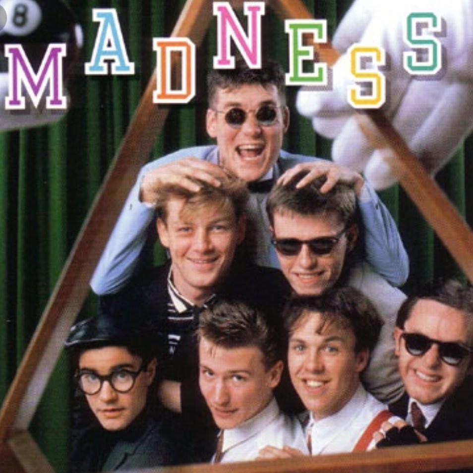 Album cover art for "Madness (Is All in the Mind) (Single Mix)" by Madness