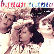 Album cover art for "Tripping on Your Love" by Bananarama