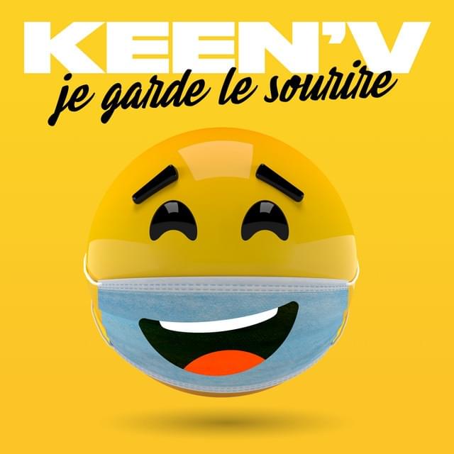 Album cover art for "Je garde le sourire" by Keen’V