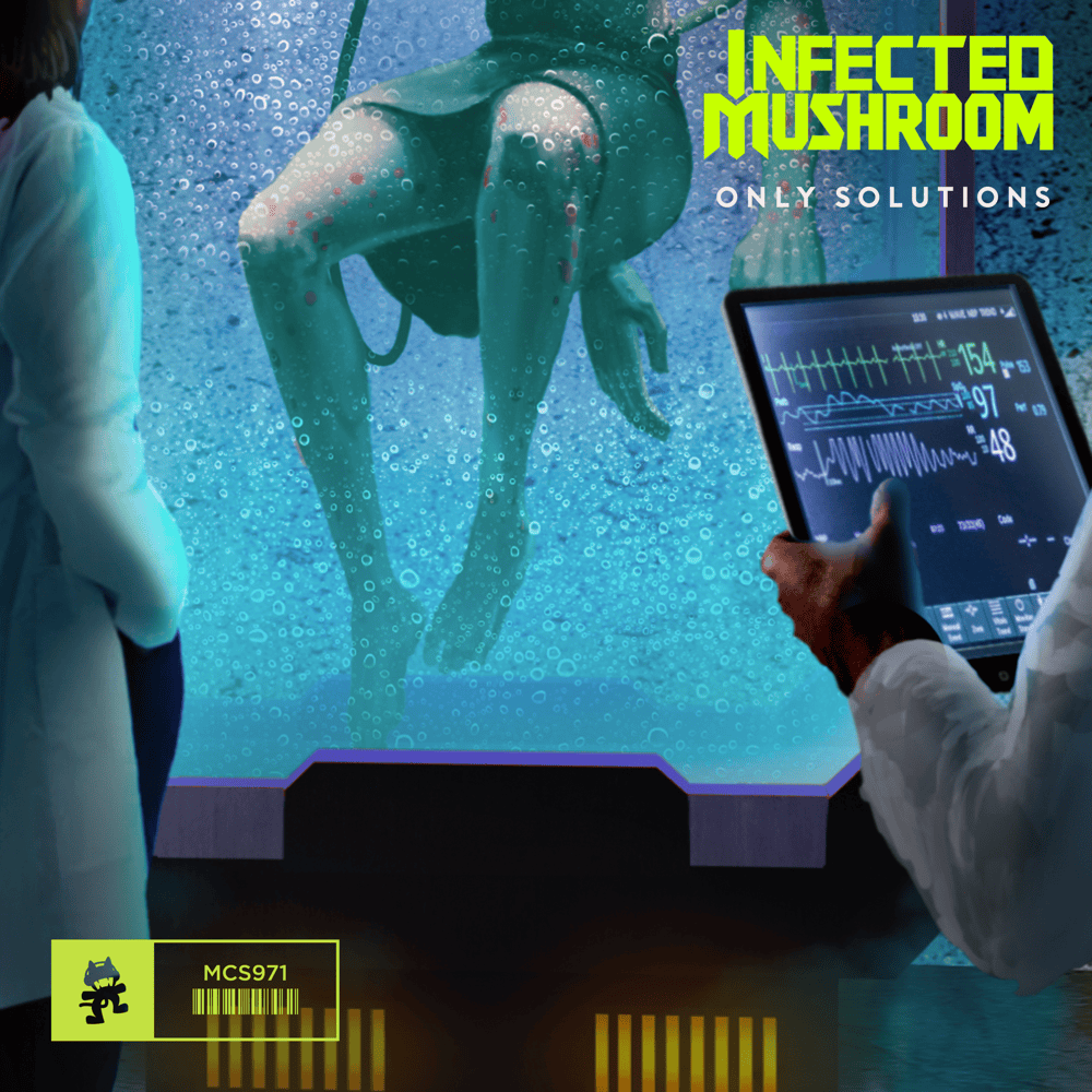 Album cover art for "Only Solutions" by Infected Mushroom