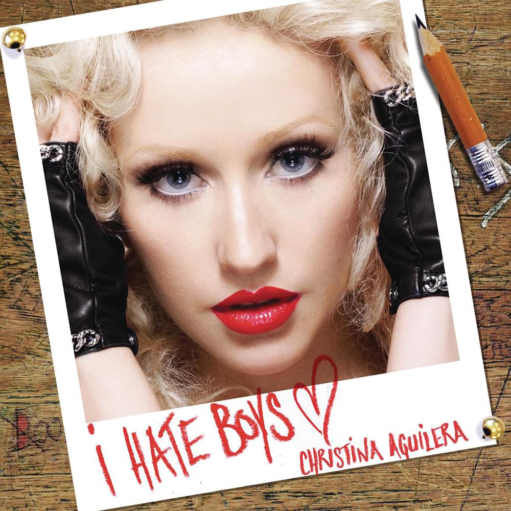 Album cover art for "I Hate Boys" by Christina Aguilera