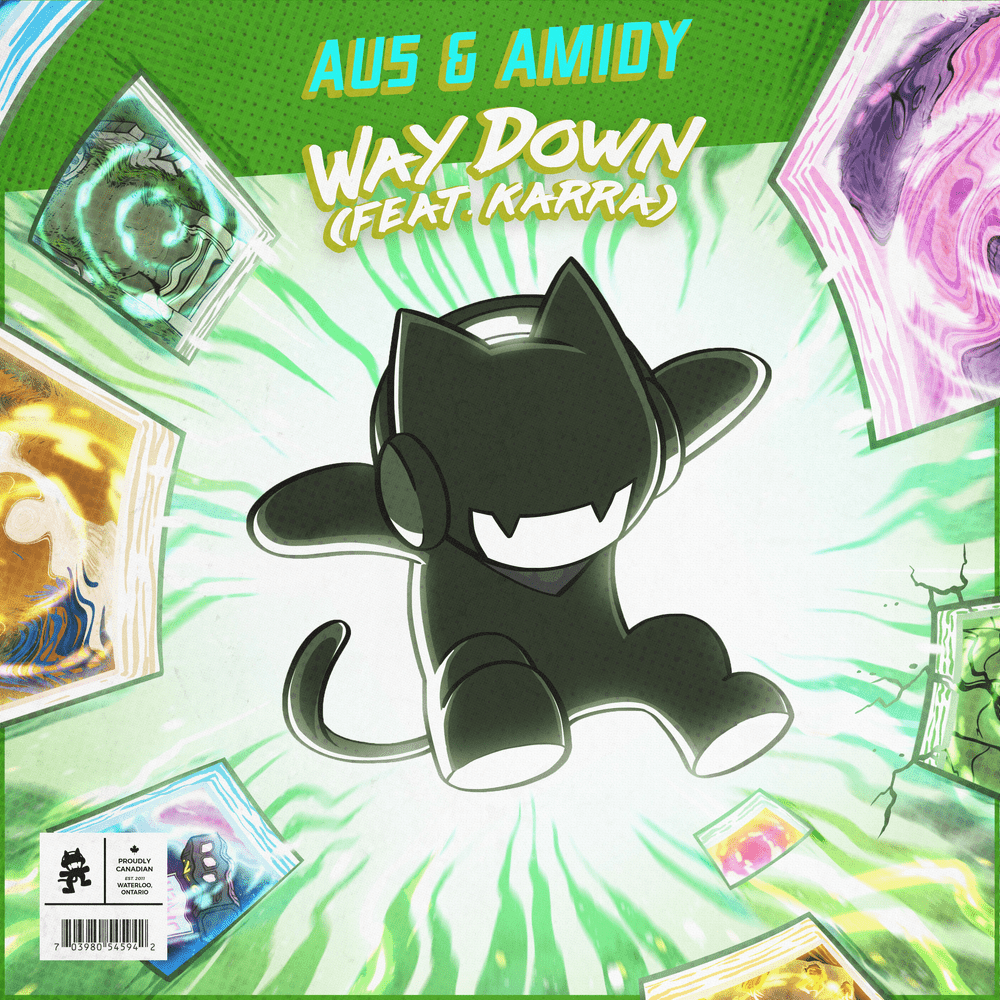 Album cover art for "Way Down" by Au5 & KARRA