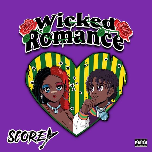 Album cover art for "Wicked Romance" by Scorey
