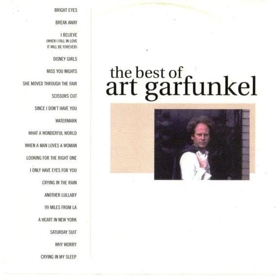 Album cover art for "Scissor cut" by Art Garfunkel