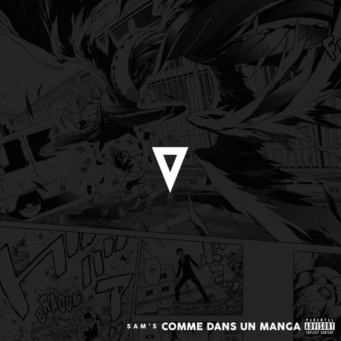Album cover art for "Comme dans un manga" by Sam’s