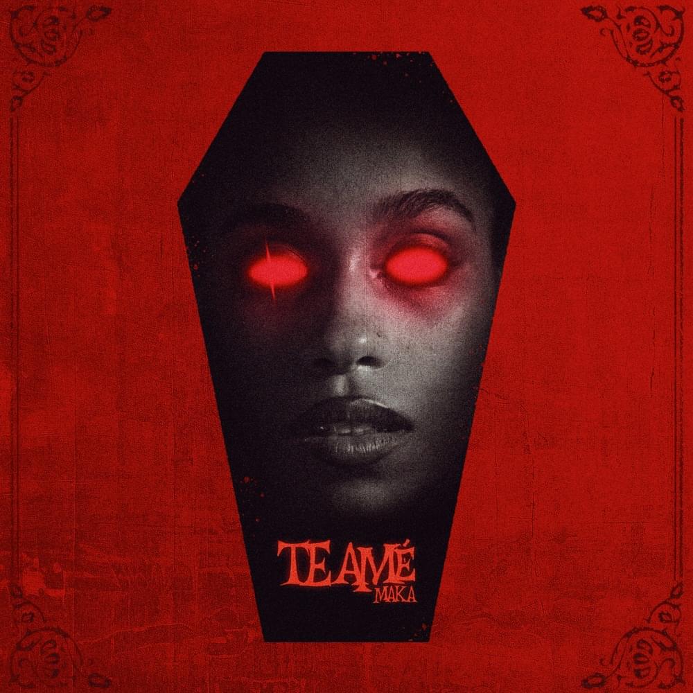 Album cover art for "TE AMÉ" by Maka