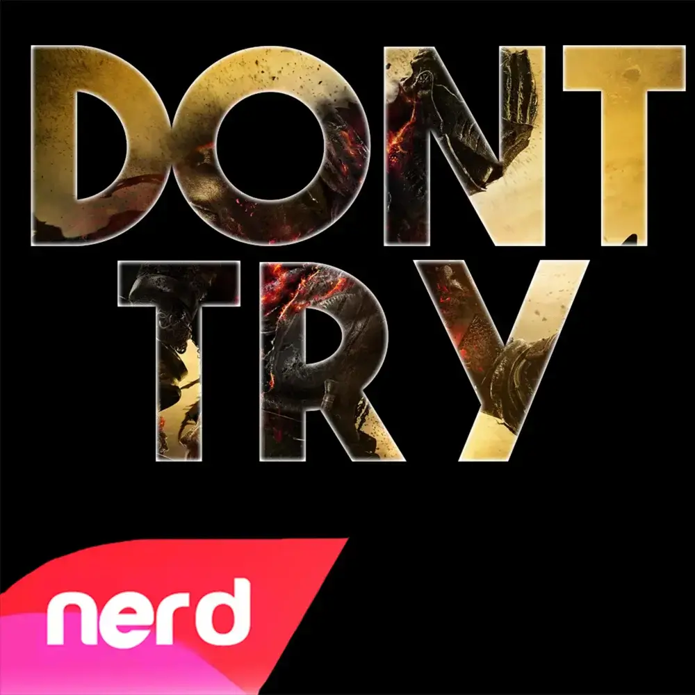 Album cover art for "Don’t Try" by NerdOut