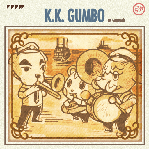 Album cover art for "ニューオリンズそんぐ (K.K. Gumbo)" by K.K. Slider