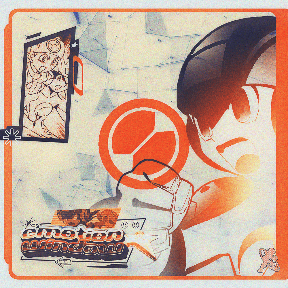 Album cover art for "emotion window" by pdr dax