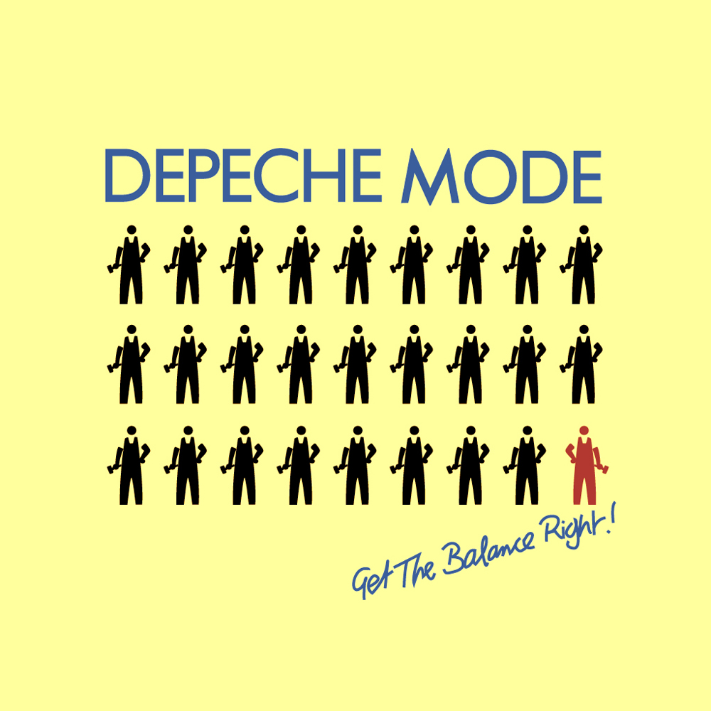 Album cover art for "Get the Balance Right!" by Depeche Mode