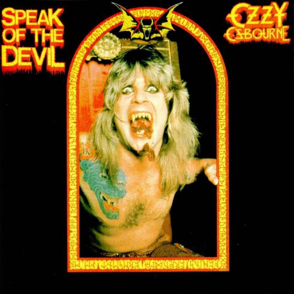 Album cover art for "Paranoid (Live)" by Ozzy Osbourne
