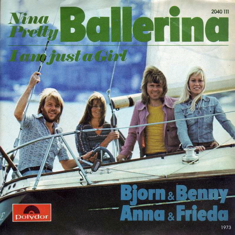 Album cover art for "Nina, Pretty Ballerina" by ABBA
