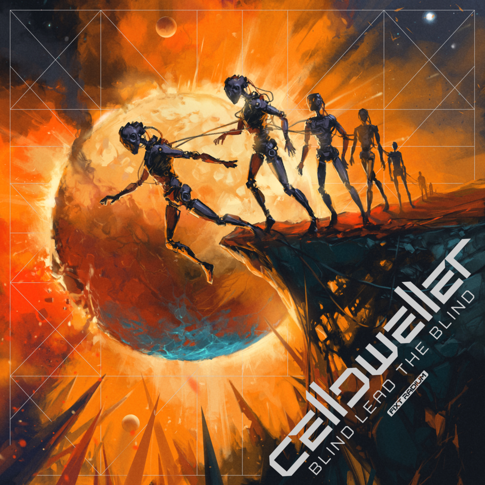 Album cover art for "Blind Lead the Blind" by Celldweller