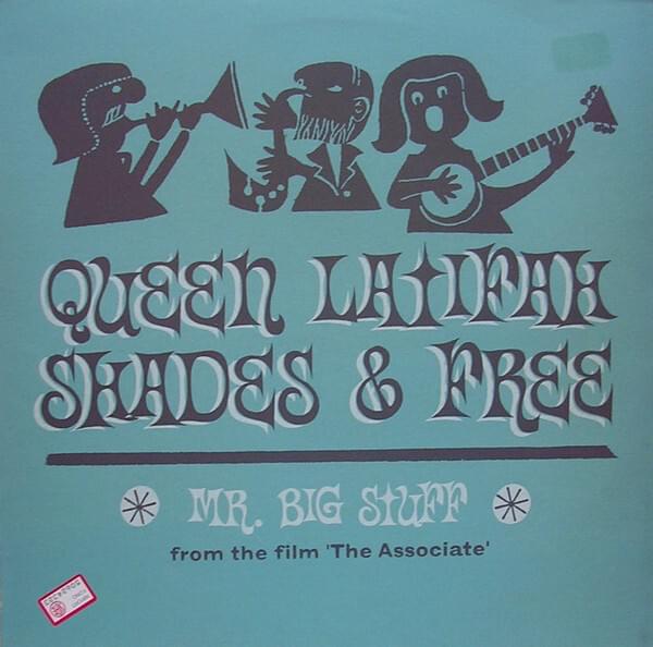 Album cover art for "Mr. Big Stuff" by Queen Latifah & Marie “Free” Wright & Shades (R&B)