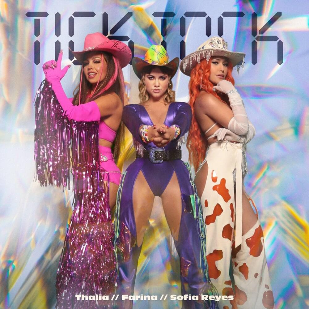 Album cover art for "TICK TOCK" by Thalía