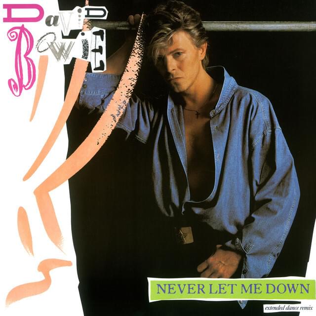 Album cover art for "Never Let Me Down" by David Bowie