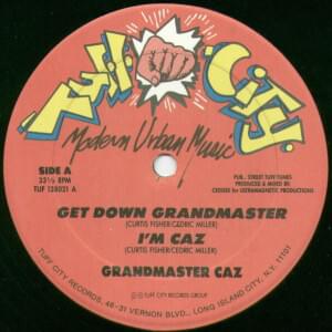 Album cover art for "Get Down Grandmaster" by Rawkus Records
