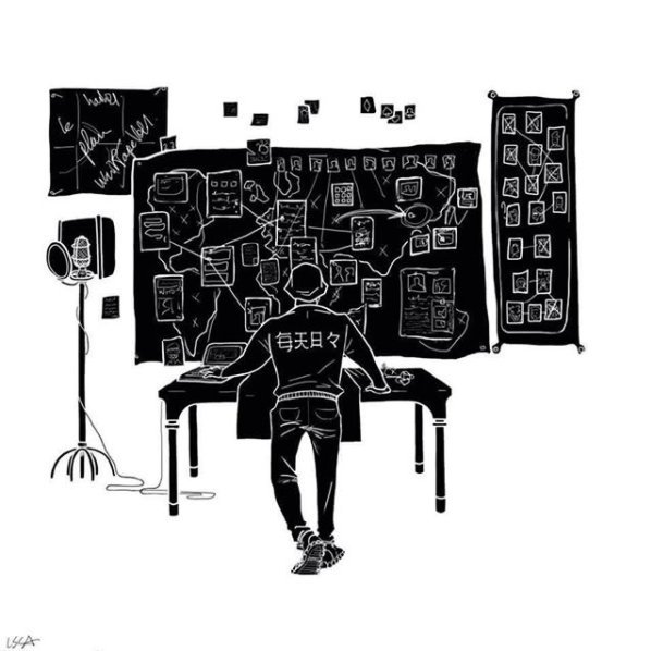 Album cover art for "Le plan" by Hash24