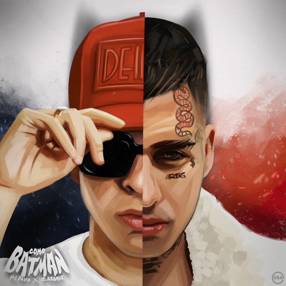 Album cover art for "Como Batman" by MC Davo