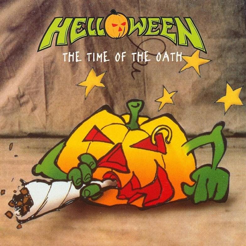 Album cover art for "The Time of the Oath" by Helloween