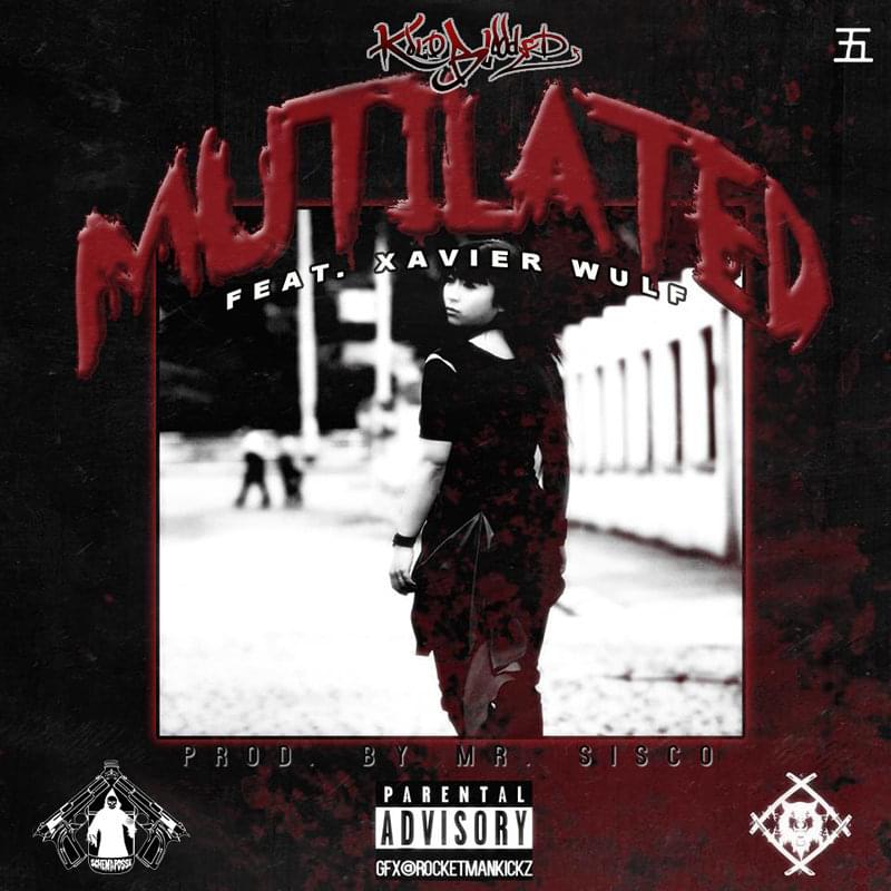 Album cover art for "Mutilated" by Kold-Blooded & Xavier Wulf