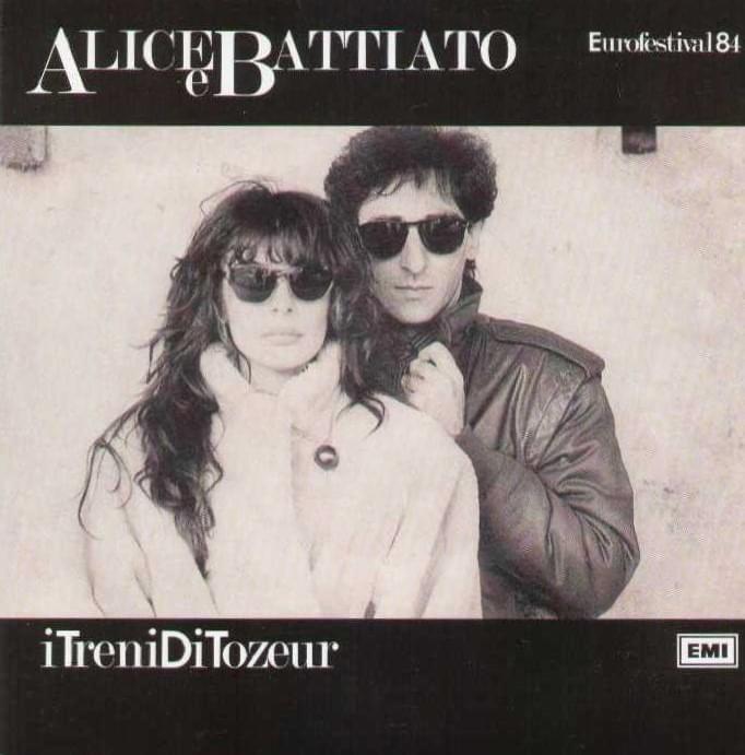 Album cover art for "I Treni Di Tozeur" by Franco Battiato