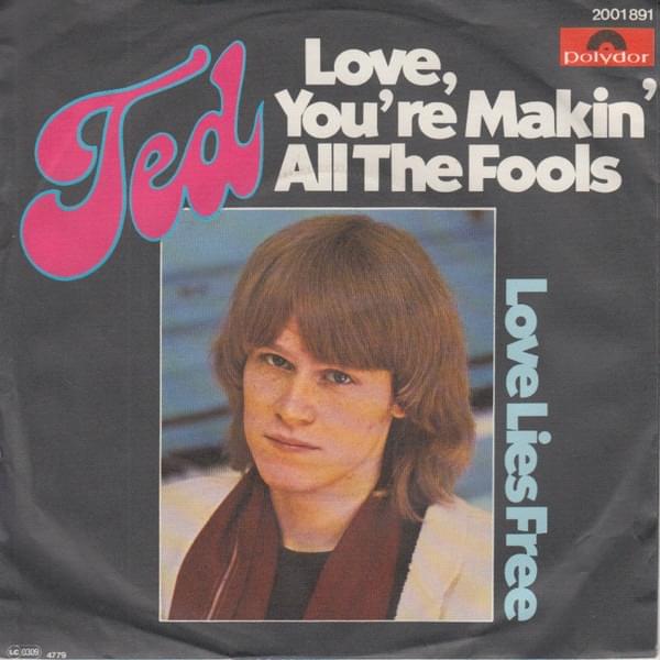 Album cover art for "Love Lies Free" by Ted Gärdestad